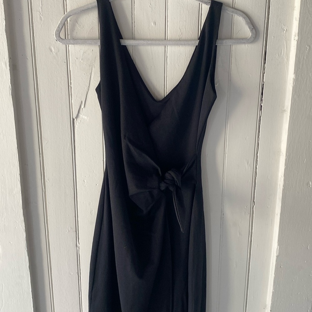 black h&m dress